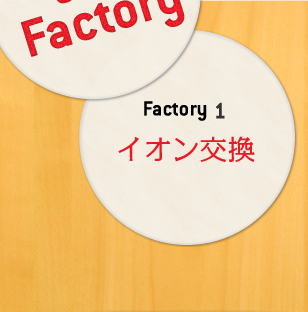 Factory 1　イオン交換